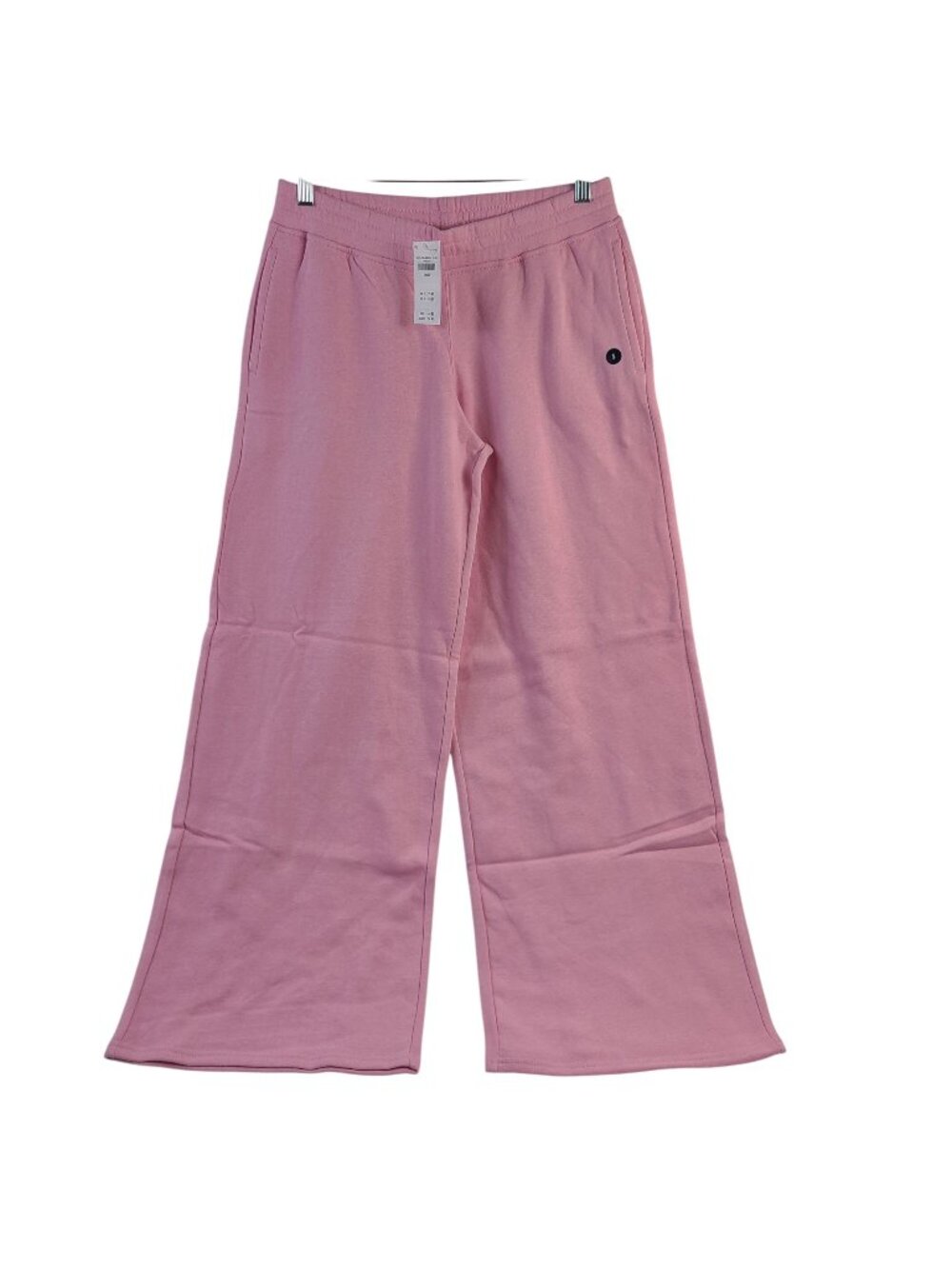 NEW Hollister Women's Pink Wide-Leg Sweatpants Size Small Cotton Blend